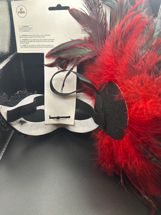 Deluxe feather mask