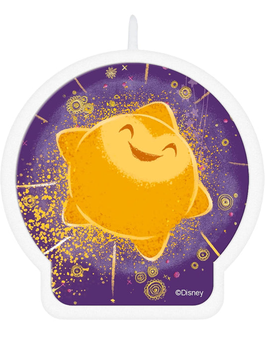 Birthday Candle - 2.6" x 2.4" - Unique, Long-lasting & Eye-catching Design - wish theme