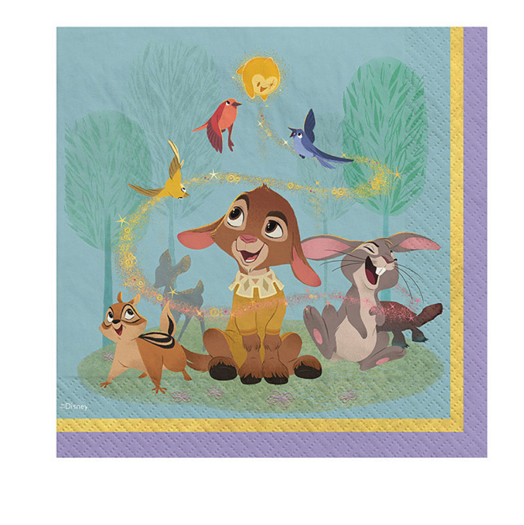 Disney’s Wish Valentino & Friends Beverage Napkins - 16 Ct.