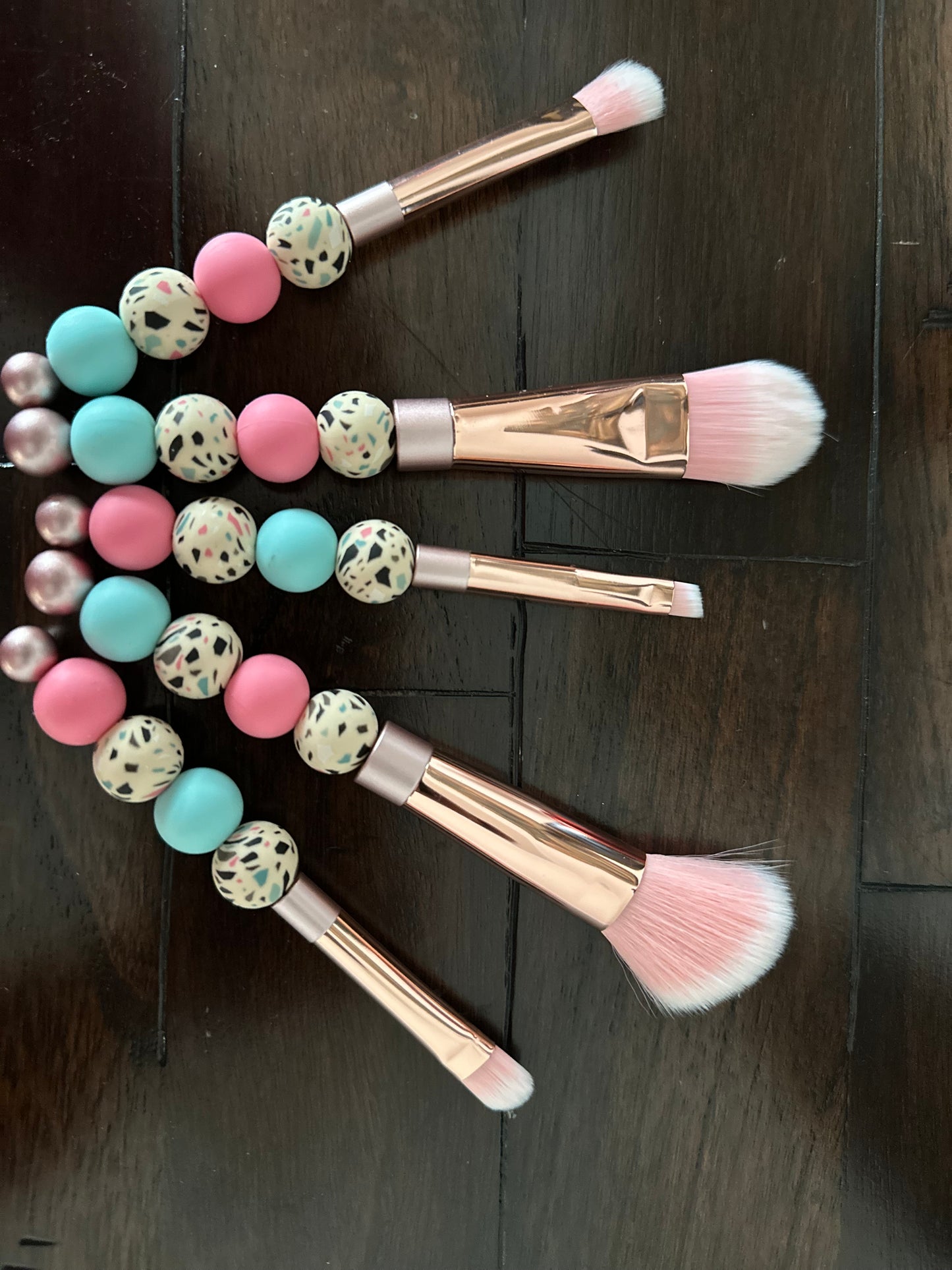 Make up Brushes Pink and rose gold