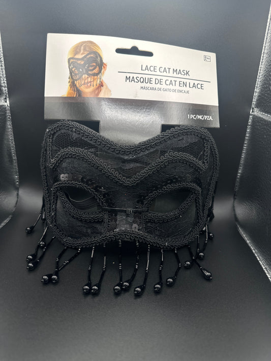Lace cat mask
