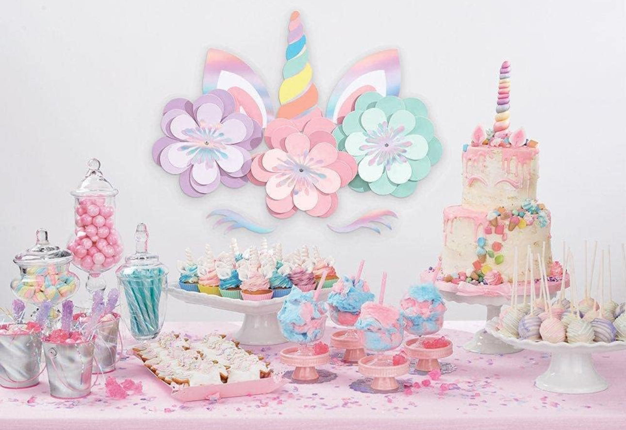 Unicorn Wall Decoration Kit | Multicolor | 1 Set