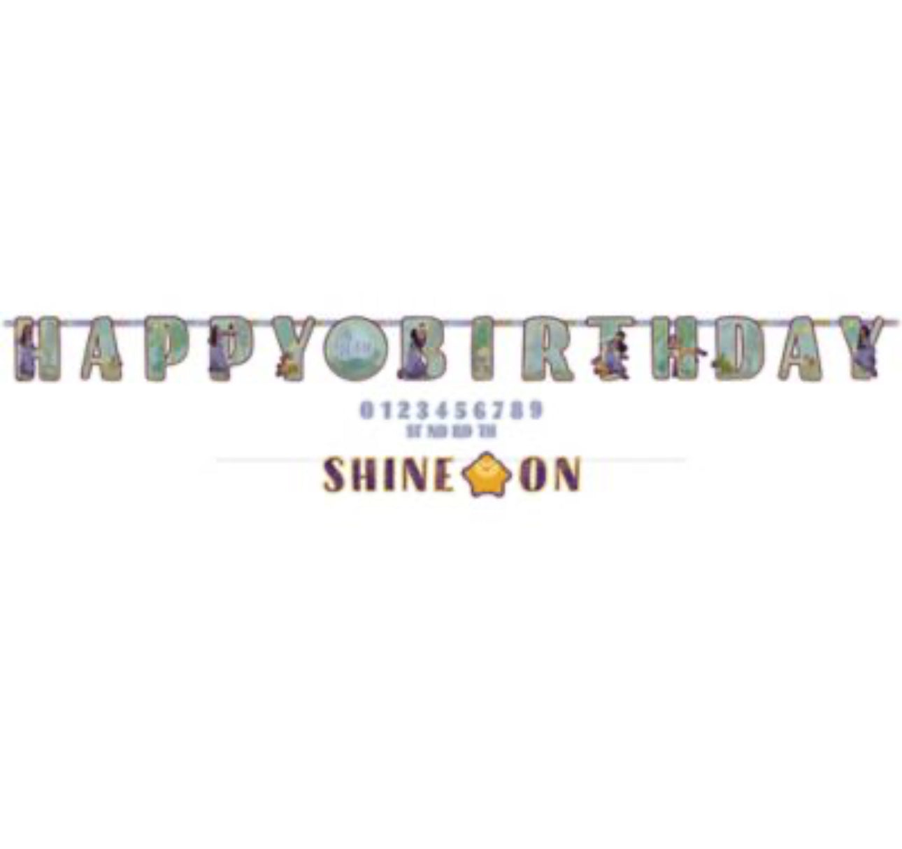 10 Ft. Disney's Wish Ready-To-Hang Jumbo Letter Garland